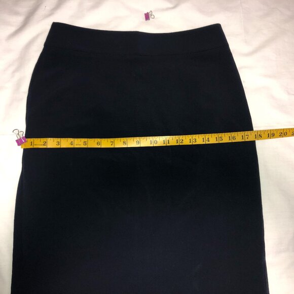 DARK navy Ann Taylor Size 2 Pencil Skirt NWT. Professional - Picture 4 of 7